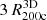 $ 3\,R_{\mathrm{200c}}^{\mathrm{3D}} $