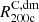 $ R_{\mathrm{200c}}^{\mathrm{C,dm}} $