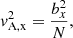 $$ \begin{aligned}&v_{\rm A,x}^{2} = \frac{b_{x}^{2}}{N} ,\end{aligned} $$