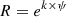 $$ \begin{aligned} R = e^{k\times \psi } \end{aligned} $$