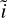 ${\tilde i}$