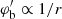 $ \varphi_{\rm b}^\prime \propto 1/r $