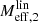 $ M_{\mathrm{eff},2}^{\mathrm{lin}} $