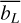 $\overline {{b_L}} $