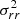 $ \sigma^2_{rr} $