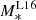 $ M^{\mathrm{L16}}_{*} $