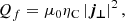 $$ \begin{aligned} Q_f = \mu _{0} \eta _{\rm C} \left| \boldsymbol{j_{\perp }} \right|^2, \end{aligned} $$