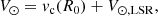 $$ \begin{aligned} V_\odot = { v}_{\rm c} (R_0)+ V_{\odot , \mathrm{LSR}}, \end{aligned} $$