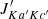 $ J^\prime_{Ka^\prime Kc^\prime} $