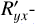 $R{\prime _{yx}}{\rm{ - }}$