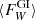 $ \langle F_W^{\text{GI}}\rangle $