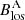 $ B^{\rm A}_{\rm los} $