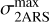 $\sigma _{2{\rm{ARS}}}^{\max }$