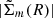 $ \vert \tilde{\Sigma}_m(R) \vert $