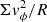 $ \Sigma {v_\phi^2}/{R} $