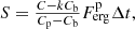 $$ \begin{aligned} S=\tfrac{C-kC_{\rm b}}{C_{\rm p}-C_{\rm b}}F_{\rm {erg}}^\mathrm{{p}}\Delta t, \end{aligned} $$