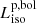 $ L_\mathrm{{iso}}^\mathrm{{p,bol}} $