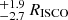 $ _{-2.7}^{+1.9}\,R_{\mathrm{ISCO}} $