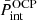 $ \bar{P}_{\mathrm{int}}^{\mathrm{OCP}} $