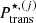 $ P_{\mathrm{trans}}^{\star,{(j)}} $