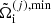 $ \tilde{\Omega}^{(j), \rm min}_{\mathrm{i}} $