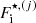 $ F_{\mathrm{i}}^{\star, {(j)}} $