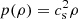 $ p(\rho)=c_{\rm s}^2 \rho $
