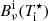 $ B^{\rm i}_\nu(T^\star_{\rm i}) $