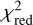 $\chi _{{\rm{red}}}^2$