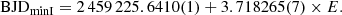 $$ \begin{aligned} \mathrm{BJD}_{\rm minI} = 2\,459\,225.6410(1) + 3.718265(7) \times E. \end{aligned} $$