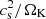 $ c_{\rm s}^2/\Omega_{\rm K} $