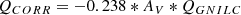$$ \begin{aligned} Q_{CORR} = -0.238 * A_V * Q_{GNILC} \end{aligned} $$