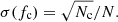 $$ \begin{aligned} \sigma (f_{\rm c}) = \sqrt{N_{\rm c}}/N. \end{aligned} $$