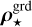 ${\bf{\rho }}_ \star ^{{\rm{grd}}}$