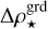 ${\rm{\Delta }}\rho _ \star ^{{\rm{grd}}}$