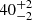 $ {40}_{{-2}}^{+{2}} $