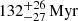$ 132^{+26}_{-27} \, \mathrm{Myr} $