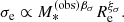$$ \begin{aligned} \sigma _{\mathrm{e} } \propto M_{*}^{(\mathrm{obs} )\beta _{\sigma }}R_{\mathrm{e} }^{\xi _{\sigma }}. \end{aligned} $$