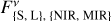 $F_{\left\{ {{\rm{S}},{\rm{L}}} \right\},\,\left\{ {{\rm{NIR}},\,{\rm{MIR}}} \right\}}^v$