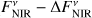 $F_{{\rm{NIR}}}^v + {\rm{\Delta }}F_{{\rm{NIR}}}^v$