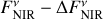 $F_{{\rm{NIR}}}^v + {\rm{\Delta }}F_{{\rm{NIR}}}^v$