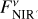 $F_{{\rm{NIR}}}^v$