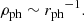 $$ \begin{aligned}&\rho _{\rm ph} \sim {r_{\rm ph}}^{-1}. \end{aligned} $$