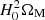 $ H_0^2\Omega_{\rm M} $