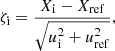 $$ \begin{aligned} \zeta _{\mathrm{i} } = \dfrac{X_{\mathrm{i} } - X_{\mathrm{ref} }}{\sqrt{u_{\mathrm{i} }^2 + u_{\mathrm{ref} }^2}}, \end{aligned} $$