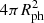$ 4 \pi R_{\rm ph}^2 $