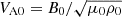 $ V_{\mathrm{A0}}=B_0/\sqrt{\mu_0\rho_0} $