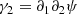 $$ \begin{aligned}&\gamma _2 = \partial _1\partial _2\psi \end{aligned} $$