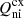 $ Q_{\mathrm{ni}}^{\mathrm{cx}} $