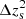 $ \Delta z_{\rm s}^2 $